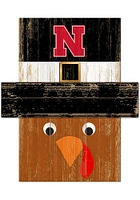 Nebraska Cornhuskers Turkey Head Sign - Red