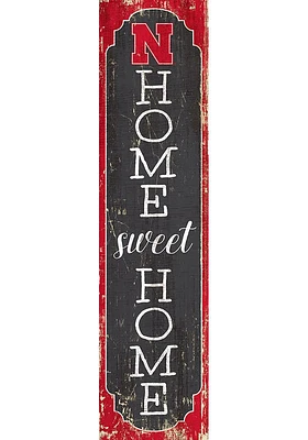Nebraska Cornhuskers 48 Inch Home Sweet Home Leaner Sign - Red