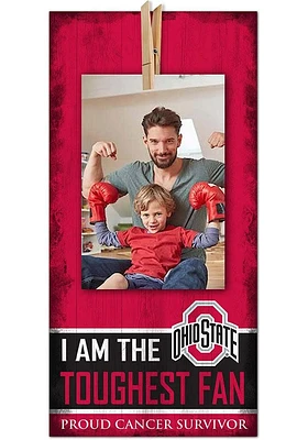 Ohio State Buckeyes The Toughest Fan Sign - Red