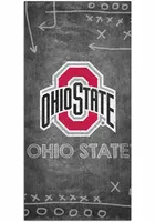 Ohio State Buckeyes Chalk Playbook Sign - Red