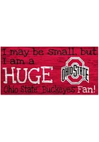 Ohio State Buckeyes Huge Fan Sign - Red