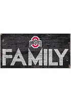 Ohio State Buckeyes Family 6x12 Sign - Red