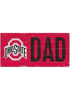 Ohio State Buckeyes DAD Sign - Red