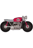 Ohio State Buckeyes Motorcycle Cutout Sign - Red