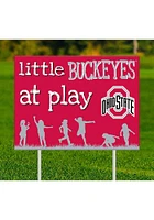 Ohio State Buckeyes Little Fans at Play Yard Sign - Red