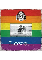 Ohio State Buckeyes Love Pride Picture Frame - Red