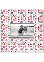 Ohio State Buckeyes Floral Pattern Picture Frame - Red