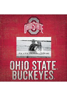 Red Ohio State Buckeyes Team 10x10 Picture Frame