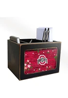 Ohio State Buckeyes Floral Desktop Organizer Desk Accessory