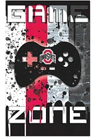 Ohio State Buckeyes Grunge Game Zone Sign - Red