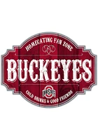 Ohio State Buckeyes 24 Inch Homegating Tavern Sign - Red