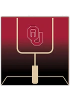 Oklahoma Sooners Goal Gradient Sign - Red