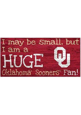 Oklahoma Sooners Huge Fan Sign - Red