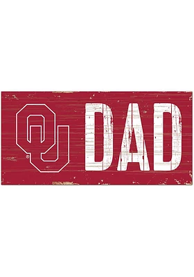 Oklahoma Sooners DAD Sign - Red