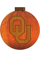 Oklahoma Sooners Halloween Pumpkin Sign - Red