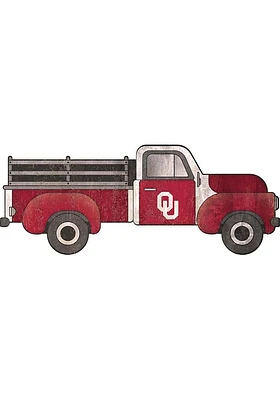 Oklahoma Sooners 15 Inch Truck Sign - Red