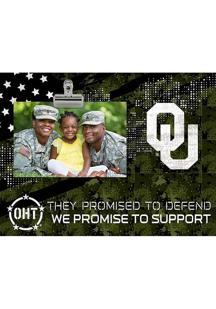 Oklahoma Sooners OHT Clip Picture Frame - Red