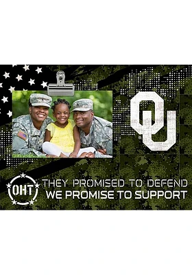 Oklahoma Sooners OHT Clip Picture Frame - Red