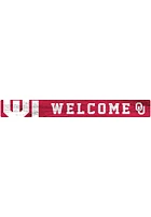Oklahoma Sooners Welcome Strip Sign - Red