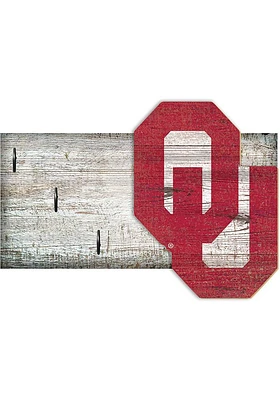 Oklahoma Sooners Key Holder Sign - Red
