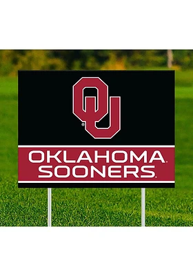 Oklahoma Sooners Team Yard Sign - Red