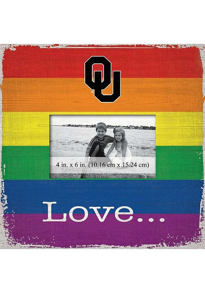 Oklahoma Sooners Love Pride Picture Frame - Red