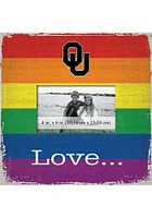 Oklahoma Sooners Love Pride Picture Frame - Red