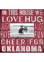 Oklahoma Sooners In This House 10x10 Picture Frame - Red