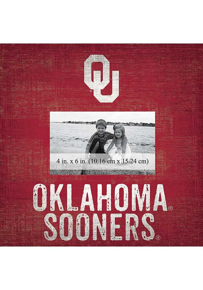 Oklahoma Sooners Team 10x10 Picture Frame - Red