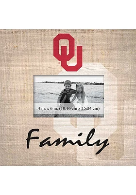 Oklahoma Sooners Family Picture Picture Frame - Red