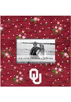 Oklahoma Sooners Floral Picture Frame - Red