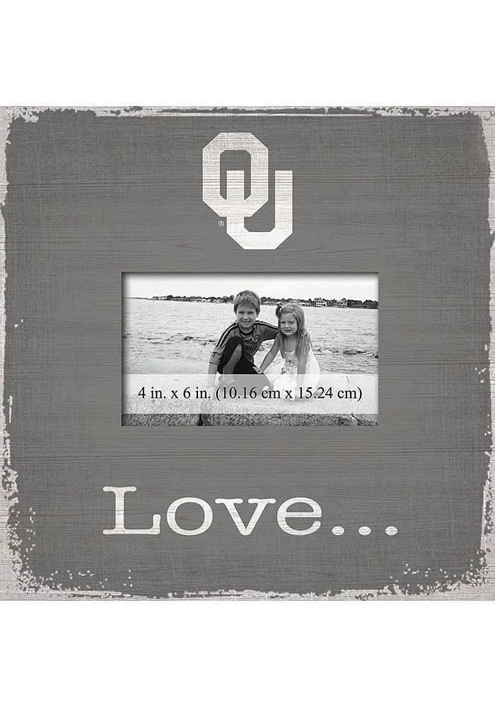 Oklahoma Sooners Love Picture Picture Frame - Red