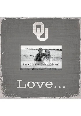 Oklahoma Sooners Love Picture Picture Frame - Red