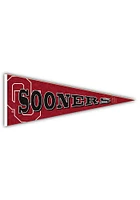 Oklahoma Sooners Wood Pennant Sign - Red
