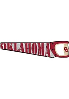 Oklahoma Sooners Wood Handsaw Sign - Red