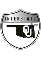 Oklahoma Sooners 24in OHT Camo Interstate Sign - Red