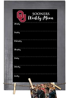 Oklahoma Sooners Weekly Chalkboard Picture Frame - Red