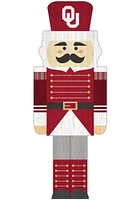 Oklahoma Sooners 31 Inch Nutcracker Leaner Sign - Red