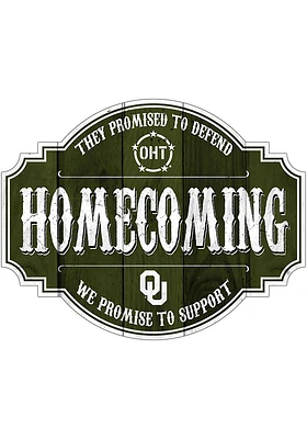 Oklahoma Sooners OHT 24in Homecoming Tavern Sign - Red