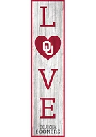 Oklahoma Sooners 48 Inch Love Leaner Sign - Red