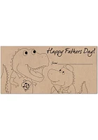 Oklahoma State Cowboys Fathers Day Coloring Sign - Black