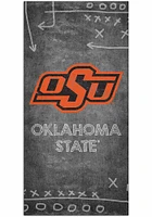Oklahoma State Cowboys Chalk Playbook Sign - Black