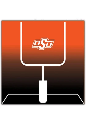 Oklahoma State Cowboys Goal Gradient Sign - Black