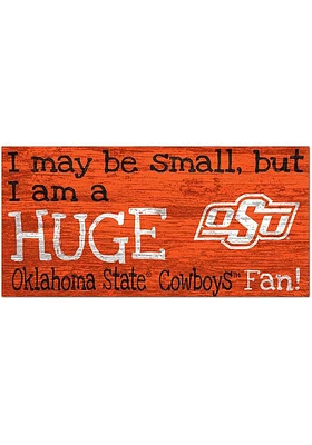 Oklahoma State Cowboys Huge Fan Sign - Black