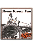 Oklahoma State Cowboys Aluminum Can Sign - Black