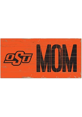 Oklahoma State Cowboys MOM Sign - Black