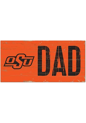 Oklahoma State Cowboys DAD Sign - Black