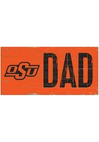 Oklahoma State Cowboys DAD Sign - Black