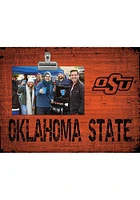 Oklahoma State Cowboys Team Clip Picture Frame - Black