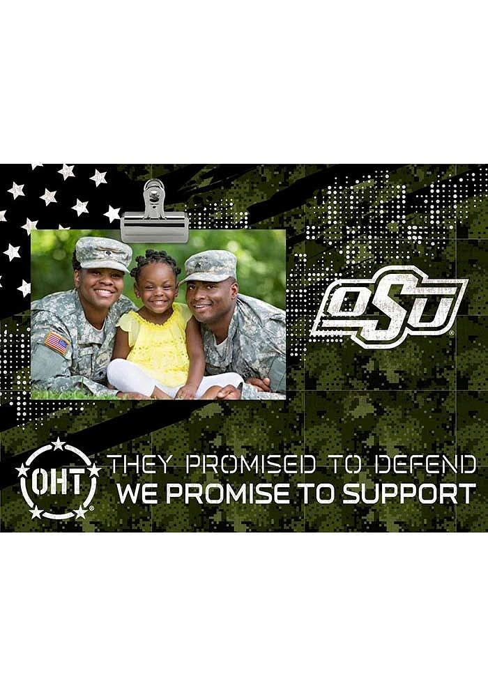 Oklahoma State Cowboys OHT Clip Picture Frame - Black